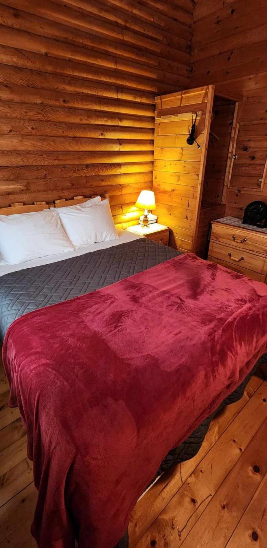 Cajun Cedar Log Cottages Margaree Forks Exterior foto